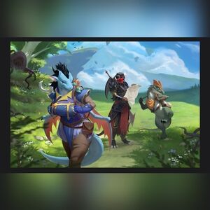 Travelers" Desk Mat/Playmat, Showcasing Exquisite Artwork By EmberWick